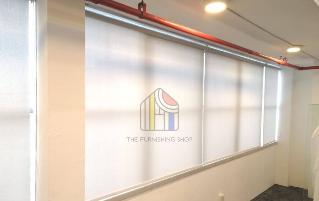 office perforated roller blinds