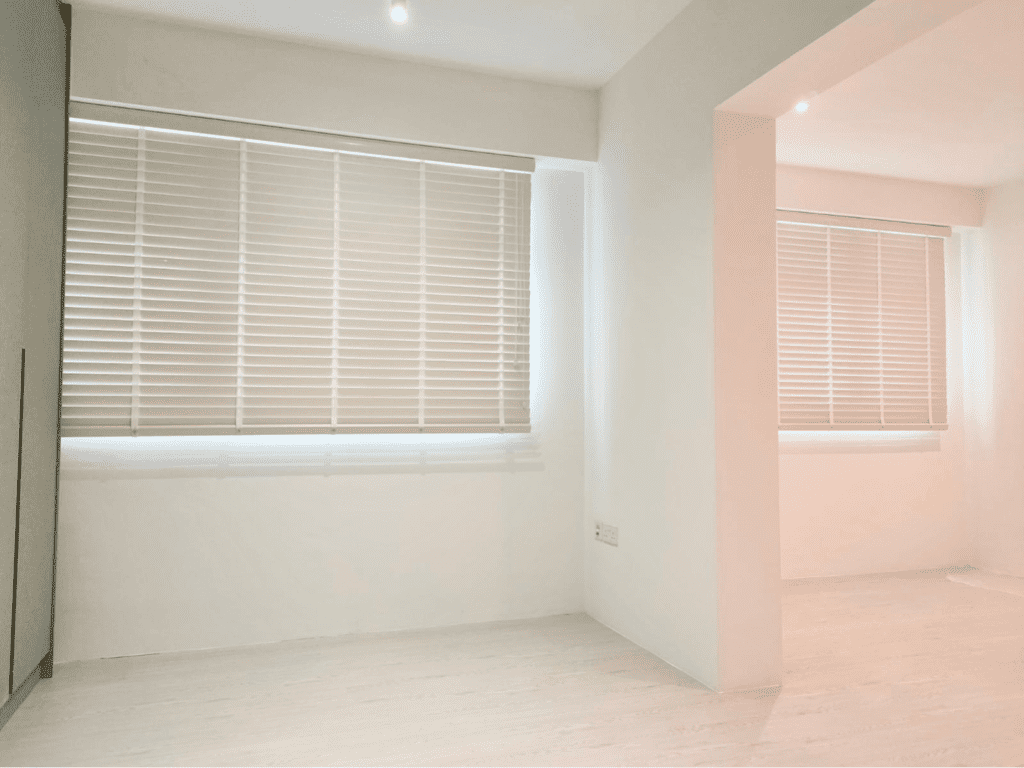 white on white venetian blinds