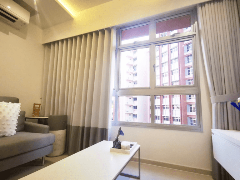 s-fold two tone night curtains