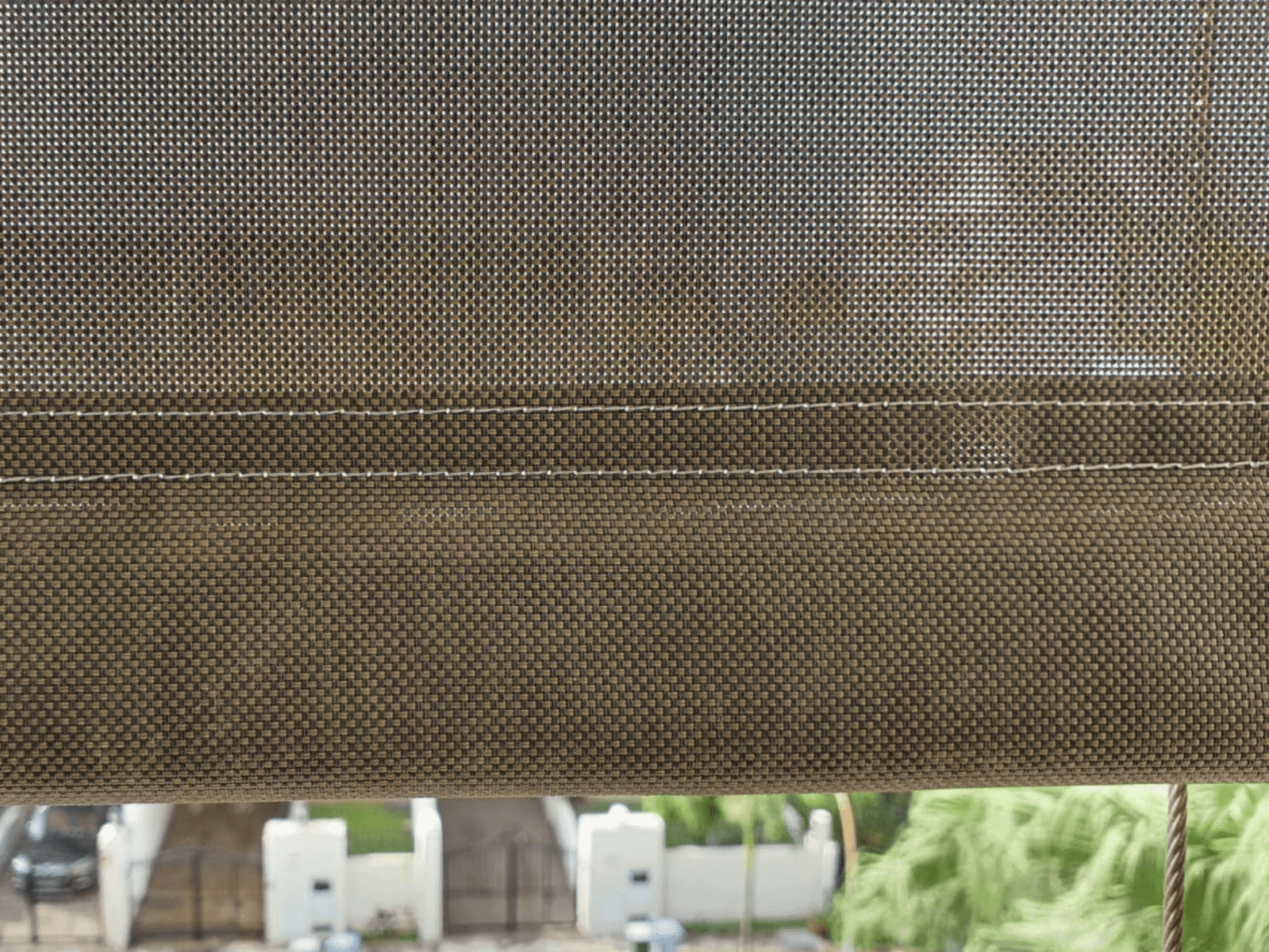smart zip blinds fabric close up